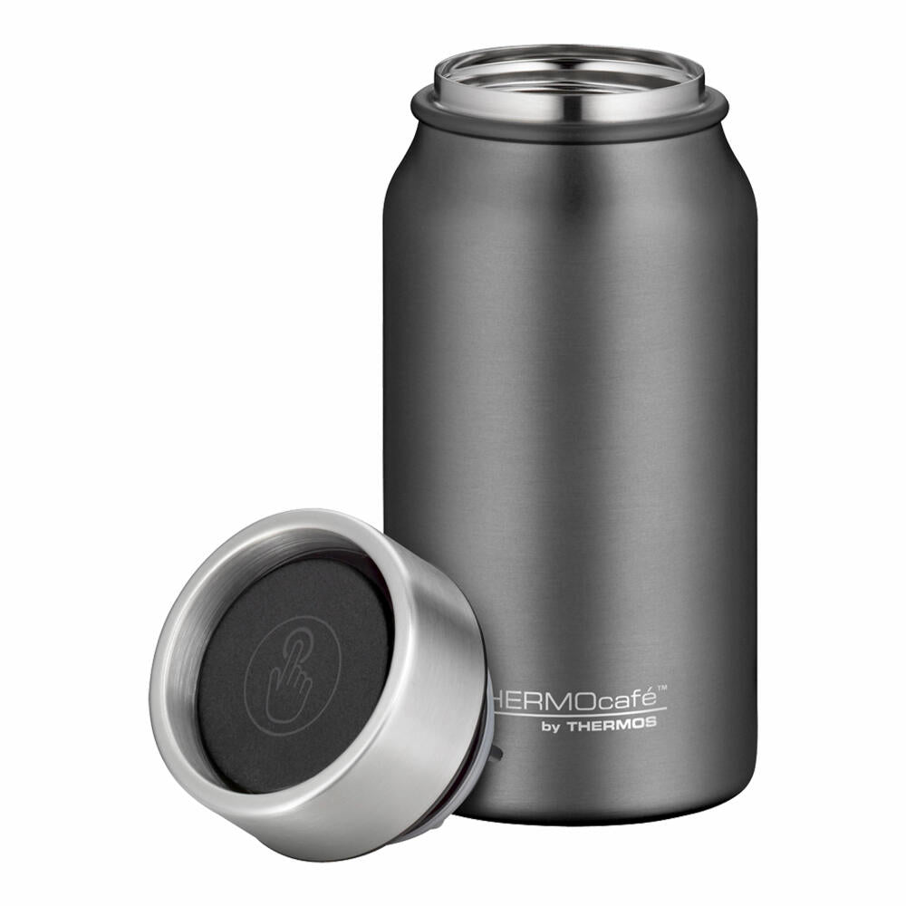 Thermos TC Drinking Mug, Thermo Mug, Drinking Mug, Insulated Mug, Thermo Mug, Stainless Steel, Cool Grey, 350 ml, 4097.234.035