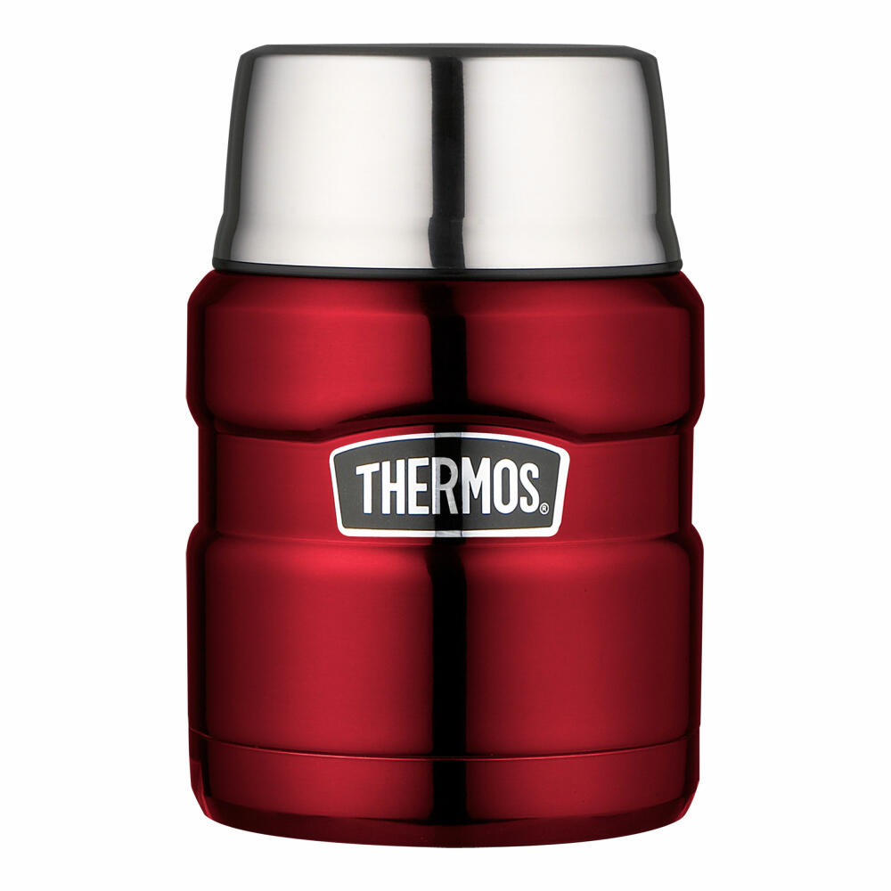 Thermos Speisegefäß Stainless King, Speisebehälter, Thermobehälter, Isoliergefäß, Edelstahl, Cranberry, 470 ml, 4001.248.047