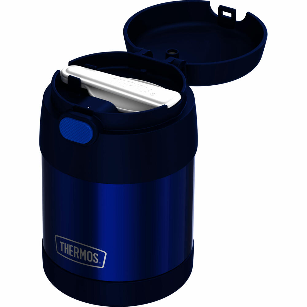 THERMOS kids insulated food container FUNTAINER FOOD JAR, food container, thermal container, stainless steel, navy, 300 ml, 4110342030