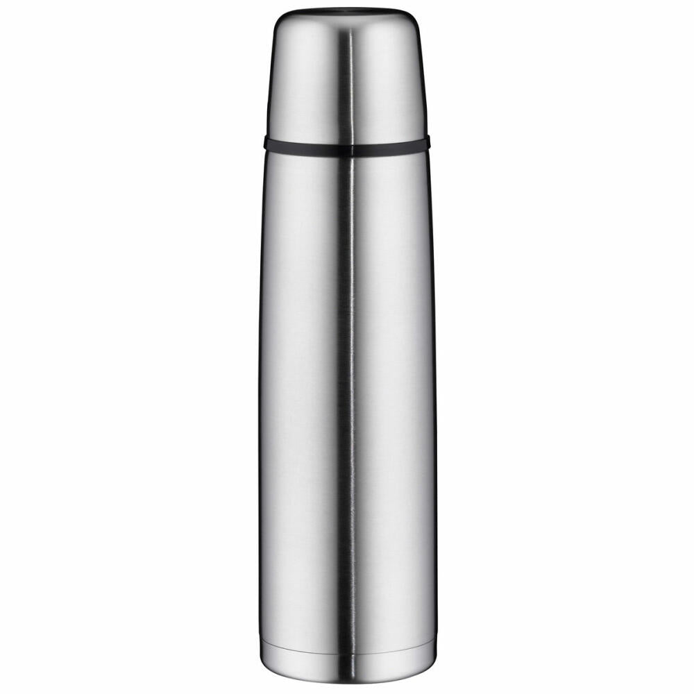alfi Isolierflasche ISOTHERM PERFECT Drehverschluss, Isoflasche, Thermoflasche, Flasche, Edelstahl, Stainless Steel Mat, 1 L, 5107205100