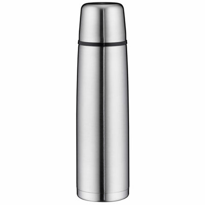 alfi Isolierflasche ISOTHERM PERFECT Drehverschluss, Isoflasche, Thermoflasche, Flasche, Edelstahl, Stainless Steel Mat, 1 L, 5107205100