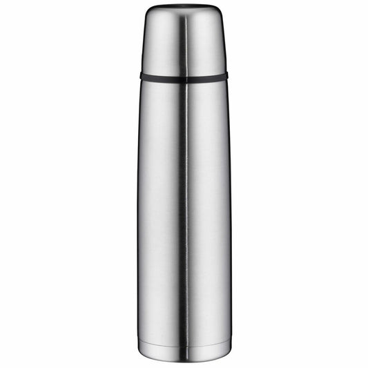 alfi Isolierflasche ISOTHERM PERFECT Drehverschluss, Isoflasche, Thermoflasche, Flasche, Edelstahl, Stainless Steel Mat, 1 L, 5107205100
