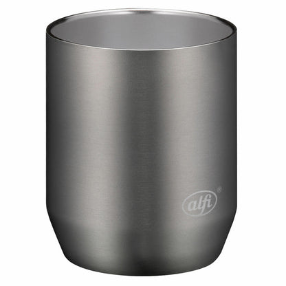 Alfi Insulated Mug City Drinking Cup, Coffee Mug, Stainless Steel, Cool Grey Matt, 280 ml, 5567234028