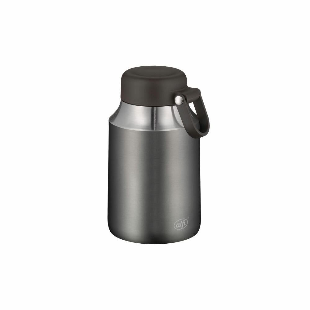 Alfi Isolierspeisegefäß City Food Mug, Lunchpot, Edelstahl, Cool Grey Matt, 470 ml, 5557234055