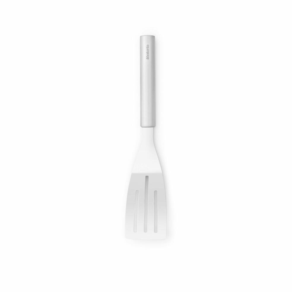 Brabantia Pfannenwender, klein Profile, Kochutensil, Küchenhelfer, Stahl, Matt Steel, 26.5 cm, 250729