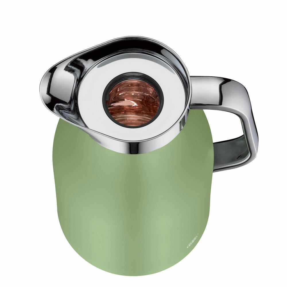 Alfi Isolierkanne Skyline, Thermokanne, Edelstahl, Celadon Green Matt, 1 L, 1321351100