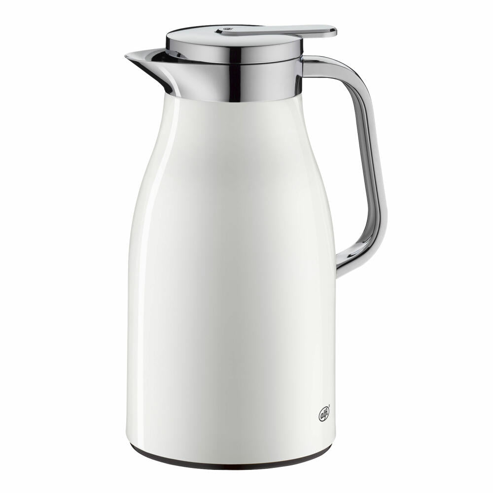 Alfi Isolierkanne Skyline, Thermokanne, Edelstahl, Coconut White Matt, 1 L, 1321211100