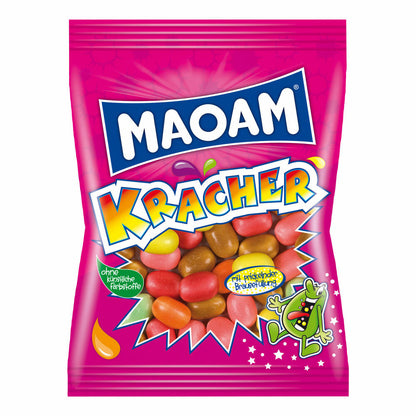 Haribo Maoam Frucht Kracher, 3er Set, Dragees, Kaubonbon, Im Beutel, Tüte, 600 g