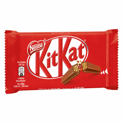 Nestlé KitKat Schokoriegel, Milchschokolade, Schoko Riegel, Milch Schokolade, 24 x 41.5g