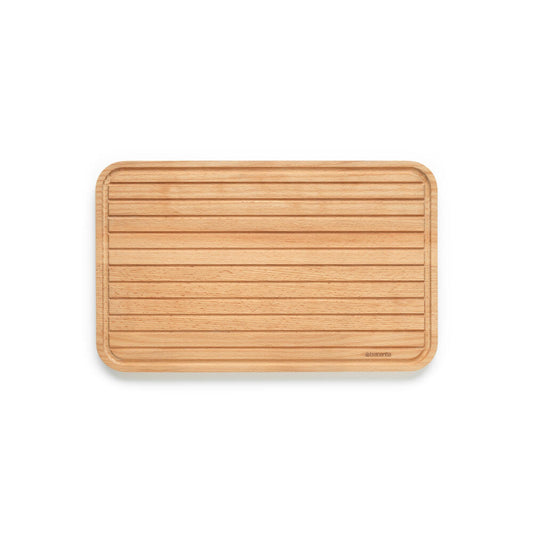 Brabantia Profile Cutting Board for Bread, Cutting Mat, Wood, 40 x 25 cm, 260728