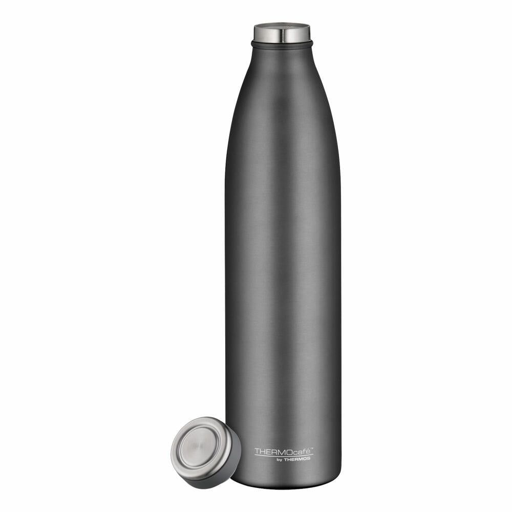 Thermos TC Bottle Isoliertrinkflasche, Isolierflasche, Trinkflasche, Thermoflasche, Iso Flasche, Edelstahl, Cool Grey, 1 L, 4067.234.100