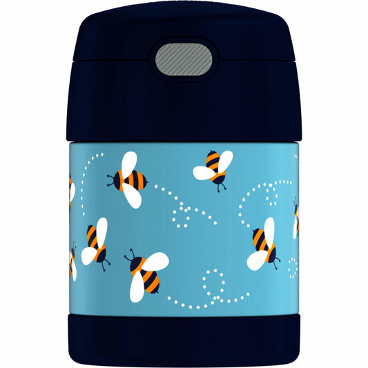 THERMOS kids Isolier-Speisegefäß FUNTAINER FOOD JAR, Speisebehälter, Thermobehälter, Edelstahl, Bees, 300 ml, 4110404030