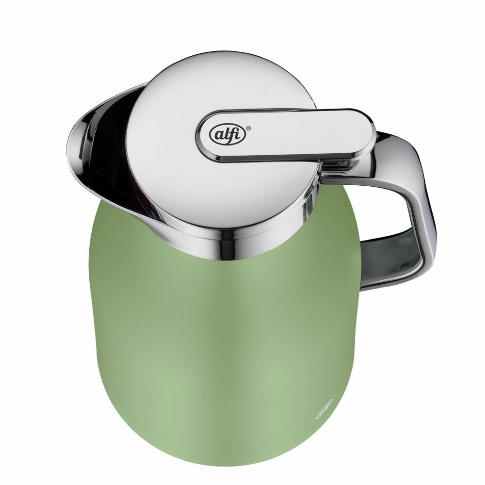 Alfi Isolierkanne Skyline, Thermokanne, Edelstahl, Celadon Green Matt, 1 L, 1321351100