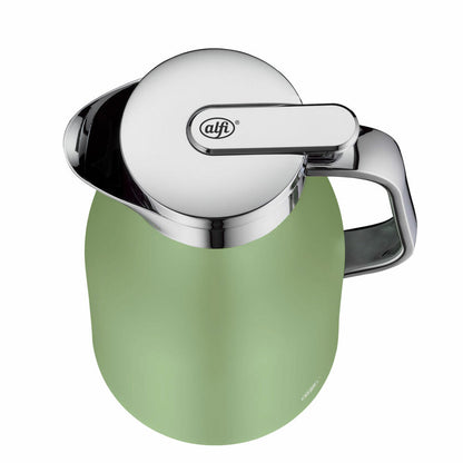 Alfi Isolierkanne Skyline, Thermokanne, Edelstahl, Celadon Green Matt, 1 L, 1321351100