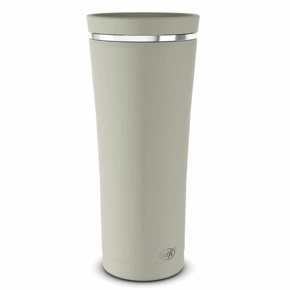 alfi insulated drinking cup BALANCE TEA MUG, insulated cup, thermo cup, thermo cup, stainless steel, silver lining mat, 500 ml, 5510294050