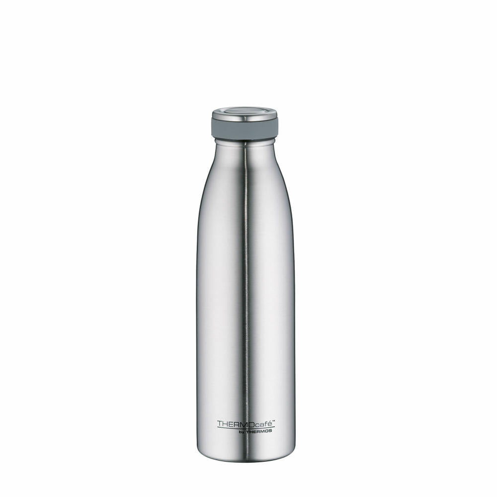 THERMOS ThermoCafé Thermosflasche TC Bottle, Trinkflasche, Iso Flasche, Edelstahl mattiert 0.5 L, 4067.205.050