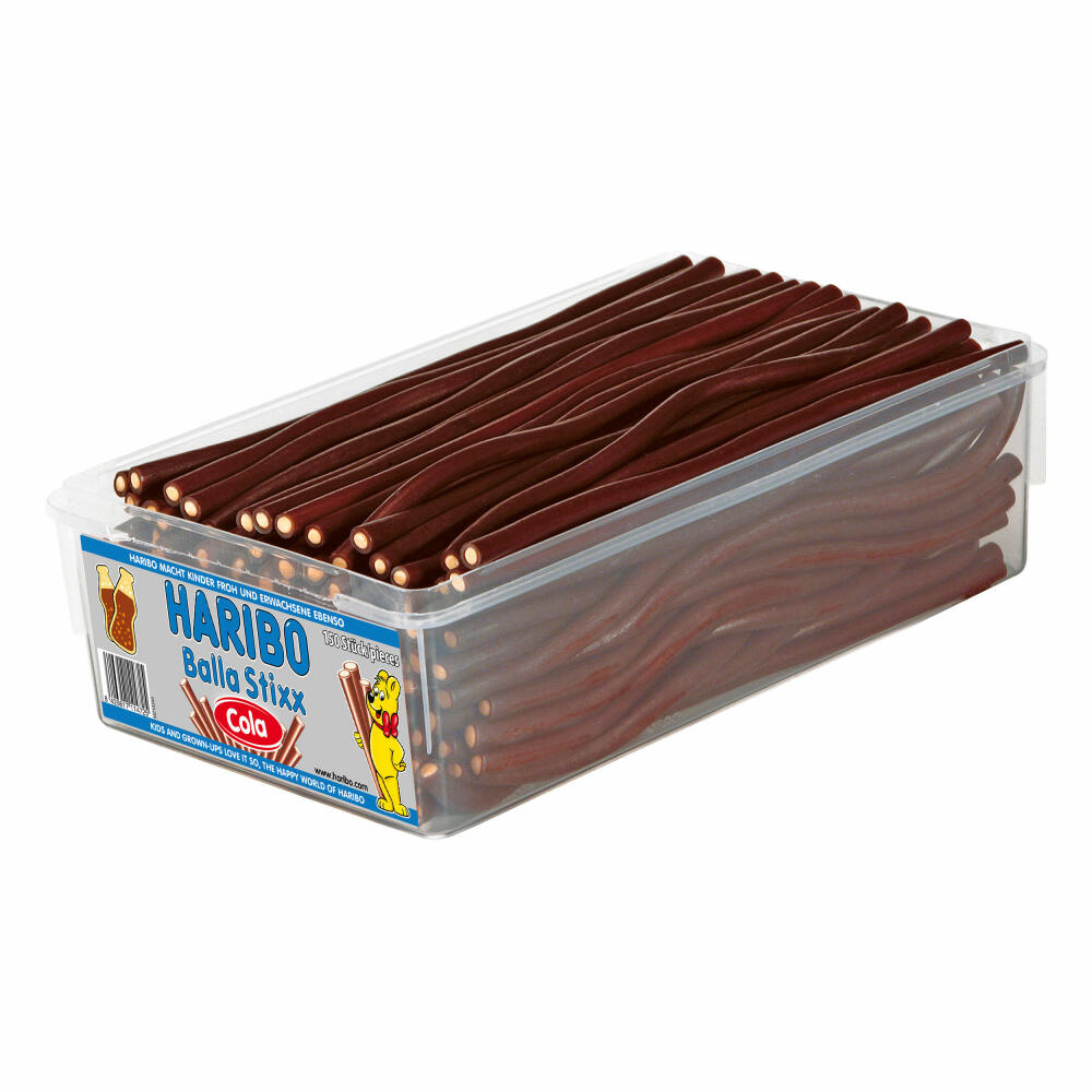 Haribo Balla Stixx Set (ehemals Balla Balla), Gummibärchen, Weingummi, Fruchtgummi, 4 Sorten, 4 x 1125g