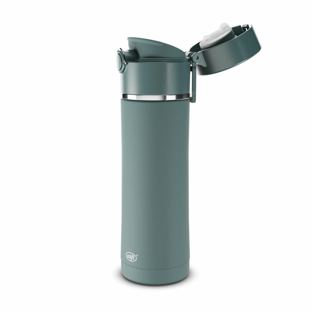 alfi insulated drinking bottle BALANCE TEA BOTTLE, insulated bottle, thermos flask, insulated bottle, stainless steel, Sea Pine Mat, 500 ml, 5511293050