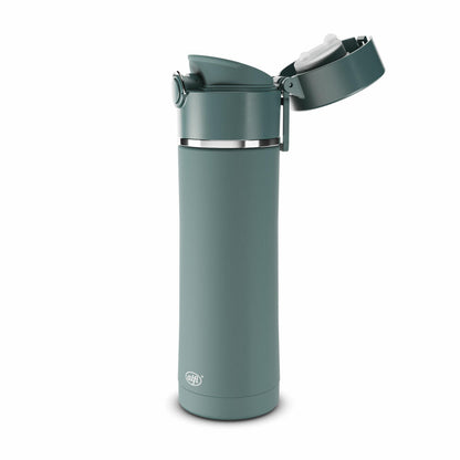 alfi insulated drinking bottle BALANCE TEA BOTTLE, insulated bottle, thermos flask, insulated bottle, stainless steel, Sea Pine Mat, 500 ml, 5511293050