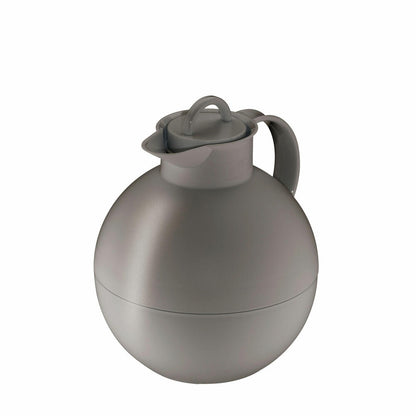 alfi Isolierkanne KUGEL, Isokanne, Kanne, Kaffeekanne, Kunststoff / Hartglaseinsatz, Desert Grey Mat, 0.94 L, 0115996094