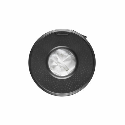 Brabantia Wäschebox, Wäschekorb, Wäschetonne, Stahl, Kunststoff, White / Dark Grey, 35 L, 304866