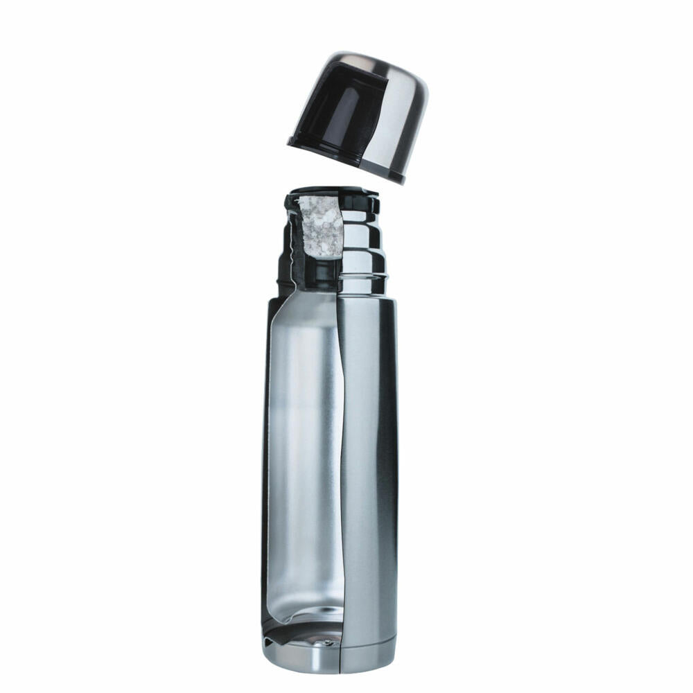 alfi Isolierflasche ISOTHERM PERFECT Drehverschluss, Isoflasche, Thermoflasche, Flasche, Edelstahl, Stainless Steel Mat, 1 L, 5107205100