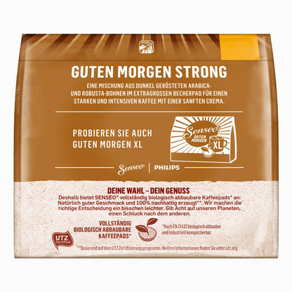 Senseo Kaffeepads Guten Morgen Strong XL, Stark & Intensiv, 50 Kaffee Pads