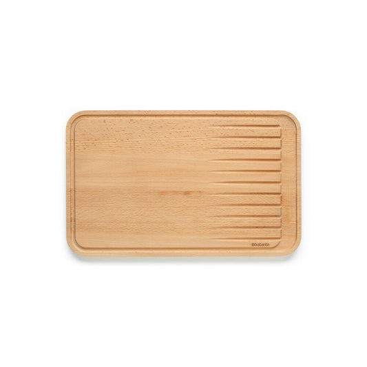 Brabantia Profile Cutting Board for Meat, Cutting Mat, Wood, 40 x 25 cm, 260704