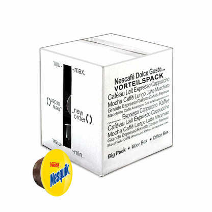 80 x Nescafé Dolce Gusto Nesquik, Cocoa, Chocolate, Bulk Pack, Value Pack, 80 Capsules