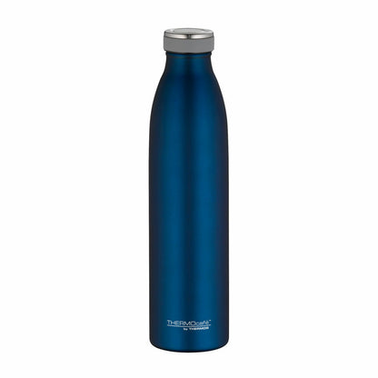 THERMOS ThermoCafé Thermosflasche TC Bottle, Trinkflasche, Iso Flasche, Edelstahl Matt, Saphir Blue, 0.75 L, 4067.259.075