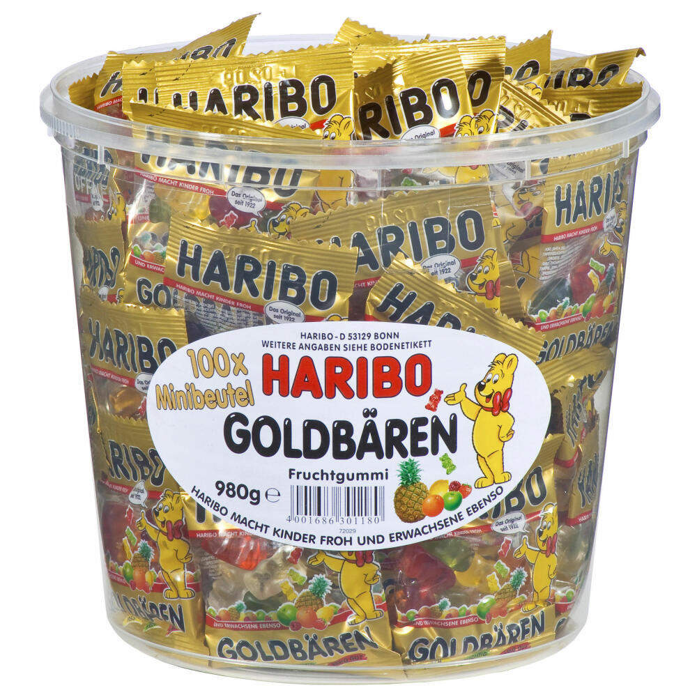 Haribo Fruchtgummi Hamsterkauf Set, Notfall Vorrats Pack, Gummibärchen, Weingummi, Fruchtgummi