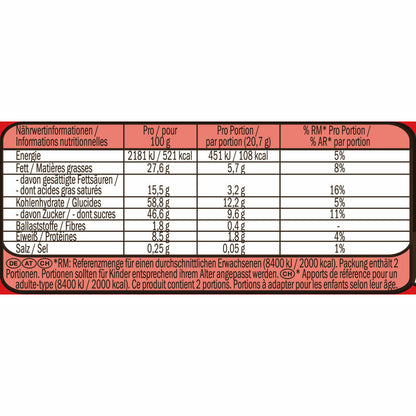 Nestlé KitKat Schokoriegel, Milchschokolade, Schoko Riegel, Milch Schokolade, 24 x 41.5g
