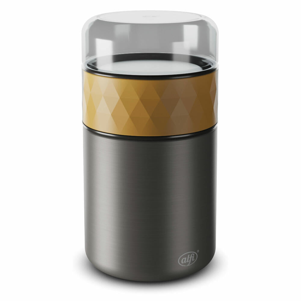 Alfi Isolierspeisegefäß Endless Food Mug, Lunchpot, Edelstahl, Spicy Mustard Matt, 0.5 L, 5667295050