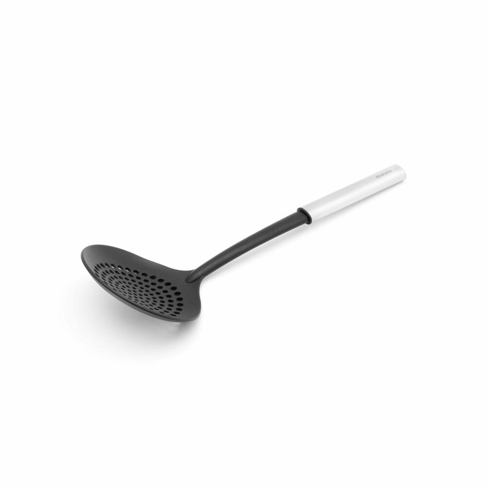 Brabantia Skimmer Profile, coated, cooking utensil, kitchen helper, steel, Matt Steel, 38.6 cm, 250583