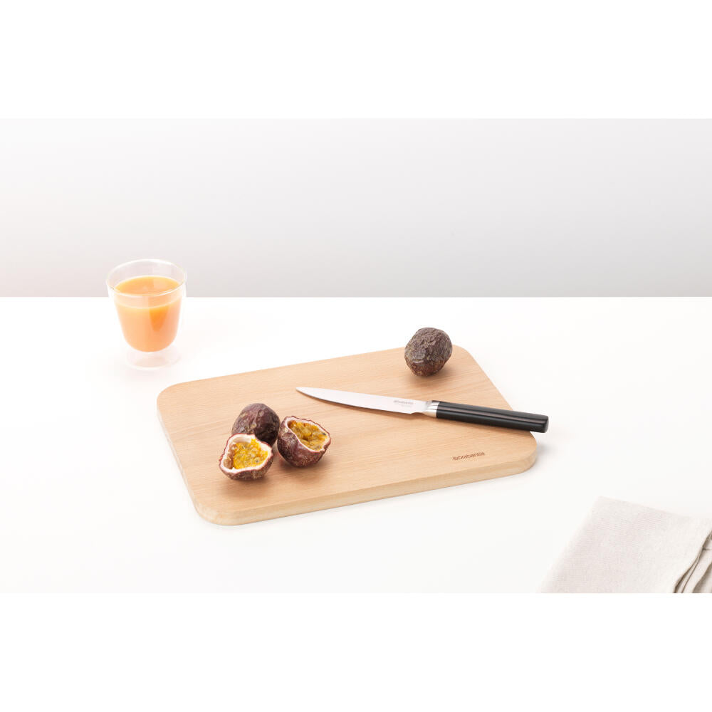 Brabantia Profile Schneidebrett, mittel, Schneideunterlage, Holz, Wood, 32 x 23 cm, 260766
