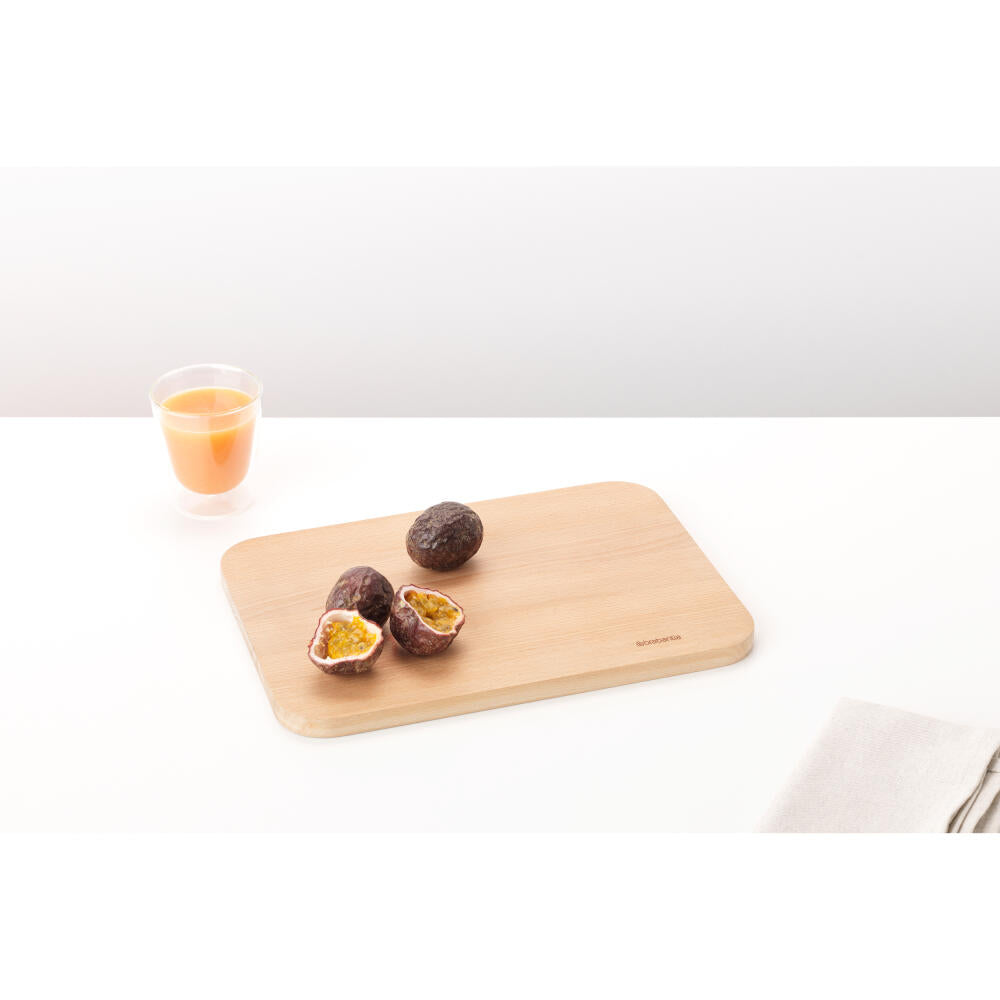 Brabantia Profile Schneidebrett, mittel, Schneideunterlage, Holz, Wood, 32 x 23 cm, 260766