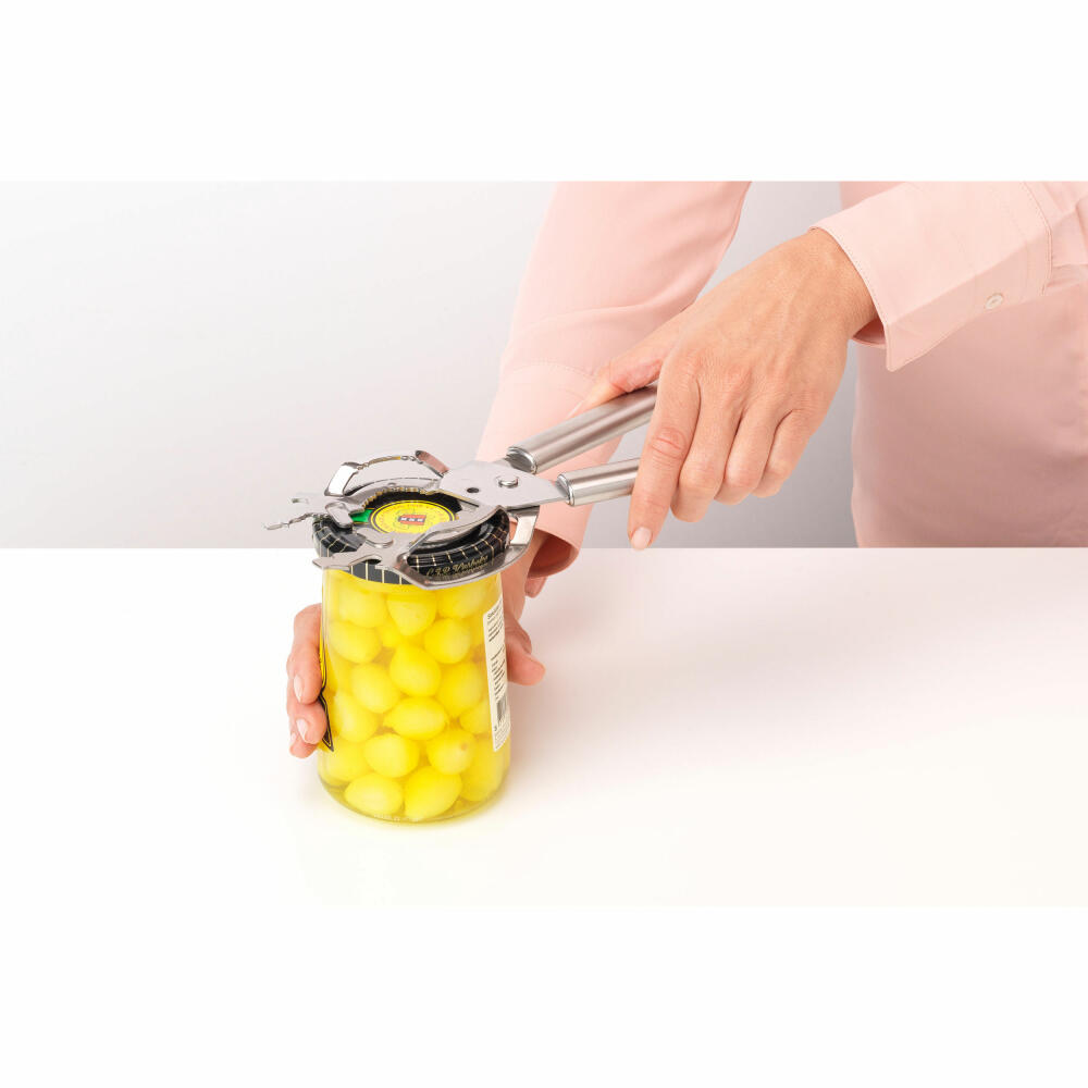 Brabantia Allesöffner Profile, Kochutensil, Küchenhelfer, Stahl, Matt Steel, 25.5 cm, 250767