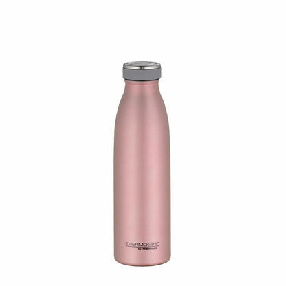 THERMOS ThermoCafé Thermosflasche TC Bottle, Trinkflasche, Iso Flasche, Edelstahl Matt, Rosé Gold, 0.5 L, 4067.284.050
