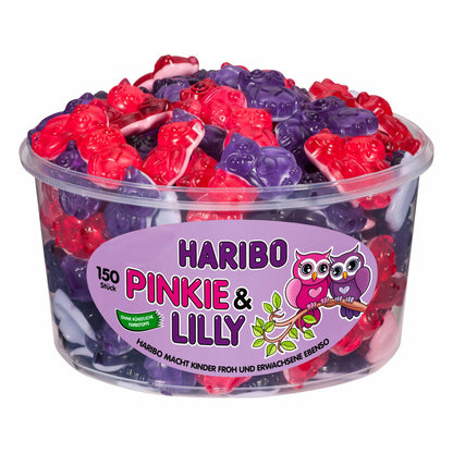 Haribo Pinkie & Lilly, 3er Pack, Gummibärchen, Weingummi, Fruchtgummi