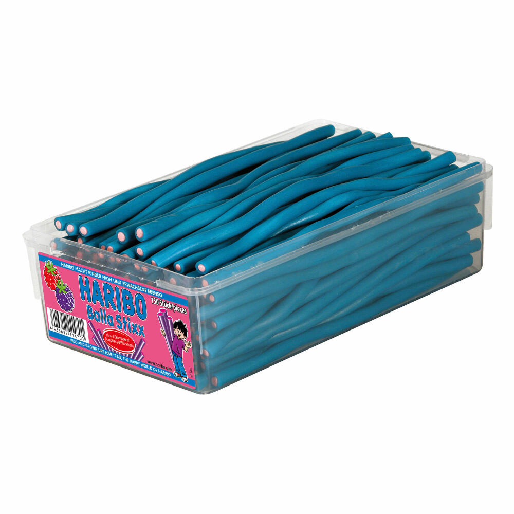 Haribo Balla Stixx Set (ehemals Balla Balla), Gummibärchen, Weingummi, Fruchtgummi, 4 Sorten, 4 x 1125g
