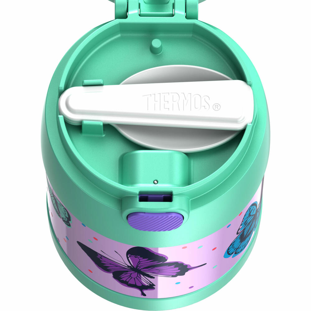 THERMOS kids Isolier-Speisegefäß FUNTAINER FOOD JAR, Speisebehälter, Thermobehälter, Edelstahl, Butterflies, 300 ml, 4110401030
