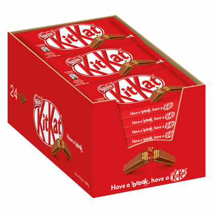 Nestlé KitKat Schokoriegel, Milchschokolade, Schoko Riegel, Milch Schokolade, 24 x 41.5g