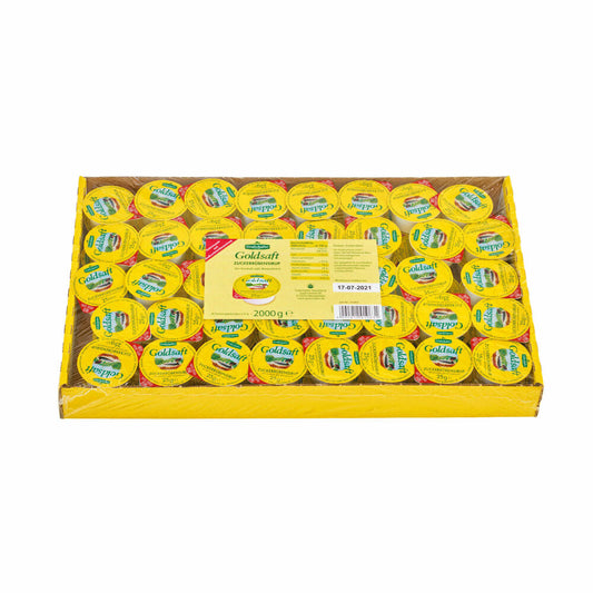 Grafschafter Goldsaft sugar beet syrup, spread, syrup, for gastronomy, hotel, office, canteen, 80 pieces á 25 g