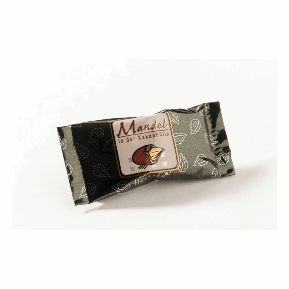 Hellma Selection, Schoko-Krispy, Mandel in Kakaohülle, Espresso-Bohne in Zartbitterschokolade, Espresso-Bohne in Vollmilchschokolade, Kokos-Krispy, 200 Einzelportionen, 5 Sorten je 40 Portionen