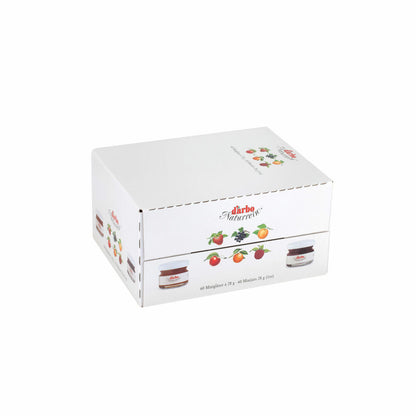 Darbo Erdbeer Konfitüre im Miniglas, Brotaufstrich, Brot Aufstrich, Marmelade, für Gastro, Hotel, Büro, Kantine, 60 Stück á 28 g