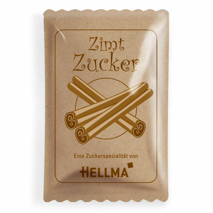 Hellma Zimt-Zucker, Zucker, Portionszucker, Feinzucker Sachets, für Gastro, Hotel, Büro, Kantine, 600 Stück á 8 g