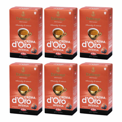 K-Fee Dallmayr Crema dOro Intensa, Coffee, Lungo, Roasted Coffee, Arabica Coffee, Coffee Capsules, 96 Capsules, 700807