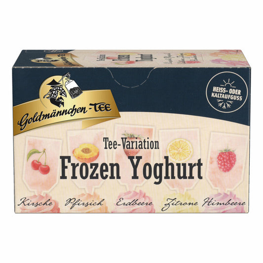 Goldmännchen Frozen Yoghurt Sortimentsbox, Früchte Tee, Früchtetee, 5 Sorten á 4 Teebeutel, X04222