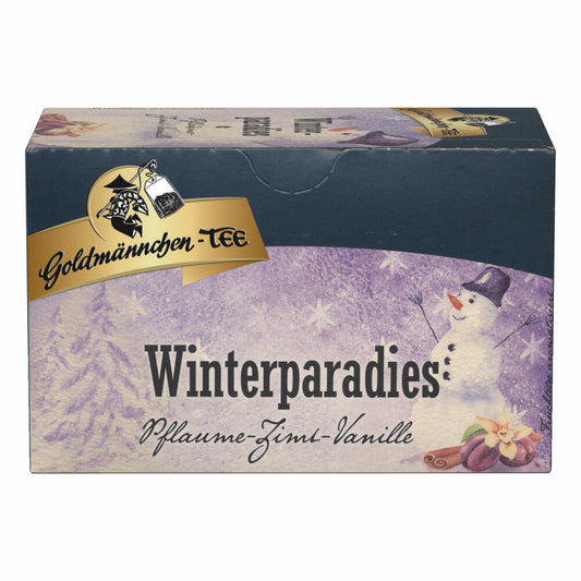Goldmännchen Wintertee Winterparadies, Früchtetee, 20 einzeln versiegelte Teebeutel