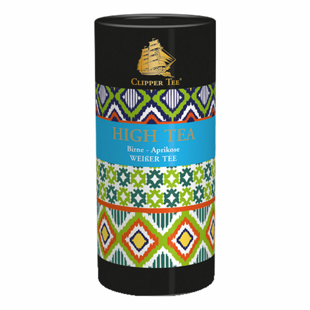 Goldmännchen High Tea Birne Aprikose, Weißer Tee, Weißtee, Früchtetee, Lose, mit natürlichem Aroma, Dose á 120 g, X08420